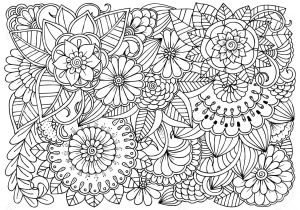 Coloriage à Imprimer Avec Modèle Couleur Coloriage Adulte Telematik Institut