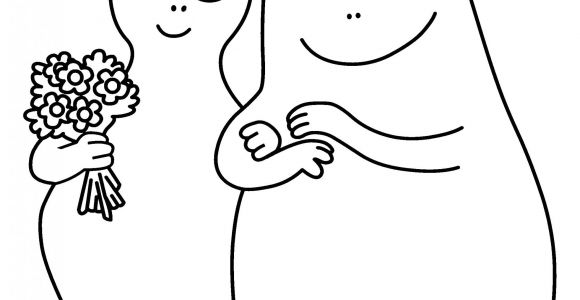 Coloriage à Imprimer Barbapapa Coloriage Mariage C3 A0 Imprimer Le Des Barbapapas