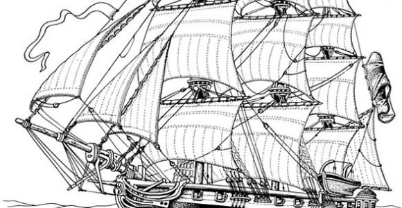 Coloriage A Imprimer Bateau Pirate Magnifique Bateau   Colorier A Vos Crayons