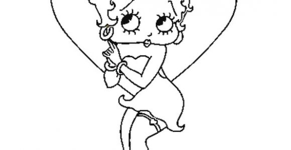 Coloriage à Imprimer Betty Boop Betty Boop Coloriage Betty Boop En Ligne Gratuit A