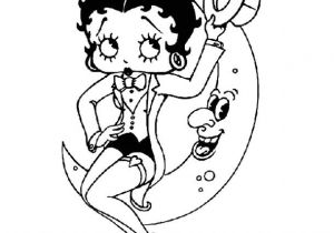 Coloriage à Imprimer Betty Boop Cartoon Black History Betty Boop