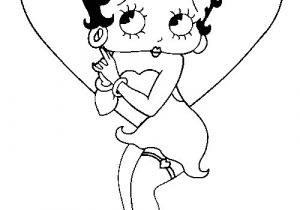 Coloriage à Imprimer Betty Boop Coloriage Betty Boop