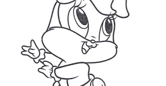 Coloriage A Imprimer Bugs Bunny Baby Girl Bugs Bunny Coloring Page