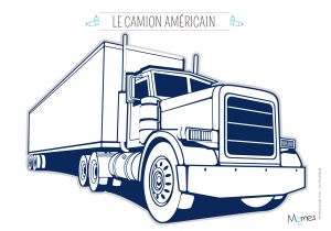 Coloriage A Imprimer Camion Americain Frais Coloriage A Imprimer Camion Americain