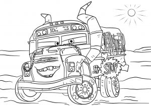 Coloriage A Imprimer Cars 3 Cars 3 Miss Fritter Coloriage Cars 3 Coloriages Pour