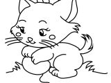 Coloriage A Imprimer Chatons Trop Mignons Dessin De Chat Trop Mignon Et Facile Contemporain Idées Dessin Lapin