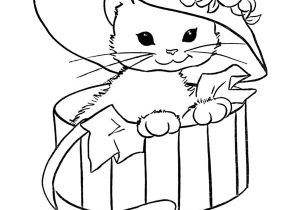 Coloriage à Imprimer Chiot Et Chaton Coloriage De Chaton