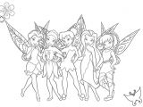 Coloriage à Imprimer Clochette Coloriage Fee Clochette Et Ses Amis A Imprimer