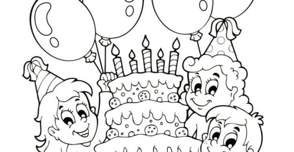 Coloriage A Imprimer De Anniversaire Coloriage Anniversaire 20 Dessins à Imprimer