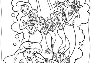 Coloriage A Imprimer De Ariel Coloriage Princesse Ariel Les Beaux Dessins De Disney à