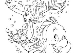 Coloriage A Imprimer De Ariel the Little Mermaid to Color for Children the Little