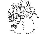 Coloriage A Imprimer De Bonhomme De Neige Coloriage Bonhomme De Neige souriant Dessin Gratuit à Imprimer