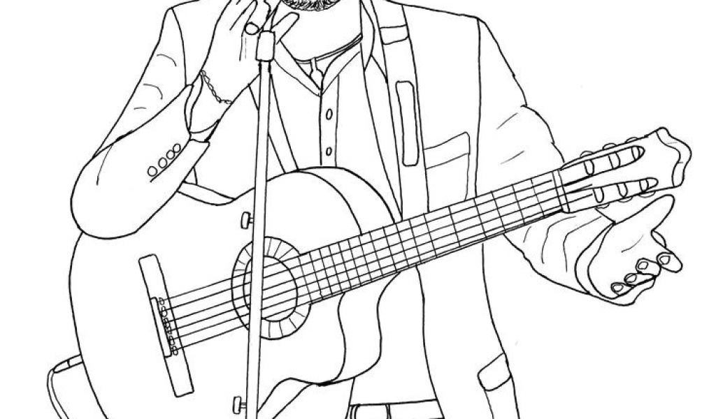 Coloriage A Imprimer De Chanteuse Coloriage De Kendji Girac Kendji