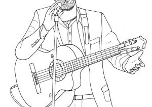 Coloriage A Imprimer De Chanteuse Coloriage De Kendji Girac Kendji Girac Coloring Page