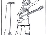 Coloriage A Imprimer De Chanteuse Coloriage Guitariste Chanteuse Dessin Gratuit à Imprimer