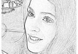 Coloriage A Imprimer De Chanteuse Coloriage Violetta Visage Angelique Chanteuse Dessin