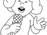 Coloriage A Imprimer De Chanteuse Colorier Les Dessins De Métiers