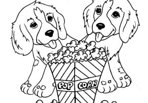 Coloriage A Imprimer De Chien Coloriage Chien Popcorn à Imprimer