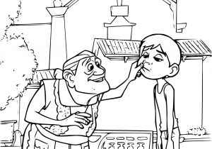 Coloriage A Imprimer De Coco Coloriage Coco Miguel Et Sa Grand Mere Disney Pixar Dessin