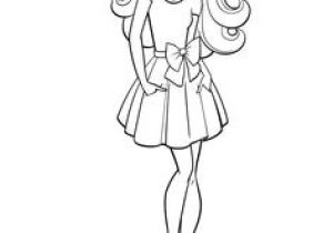Coloriage à Imprimer De Fille top Model 294 Best Coloriages Barbie Images On Pinterest