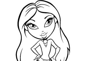 Coloriage à Imprimer De Fille top Model Dessin Fille Az Coloriage