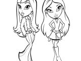 Coloriage à Imprimer De Fille top Model Jouer Au Bratz Az Coloriage