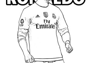 Coloriage à Imprimer De Foot De Ronaldo Cr7 Coloring Page Tennis