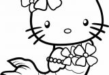 Coloriage A Imprimer De Hello Kitty Gratuit Hello Kitty Mermaid Coloring Pages