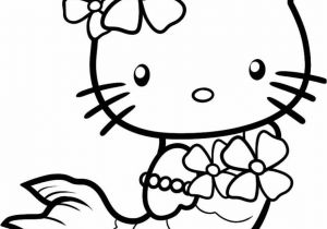 Coloriage A Imprimer De Hello Kitty Gratuit Hello Kitty Mermaid Coloring Pages