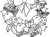 Coloriage à Imprimer De Noel Gratuit Coloriage Couronne De Noel Pour Enfant Dessin Gratuit à