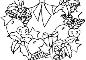 Coloriage à Imprimer De Noel Gratuit Coloriage Couronne De Noel Pour Enfant Dessin Gratuit à