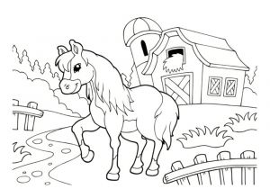 Coloriage à Imprimer De Poney Coloriage Poney Dessins à Imprimer