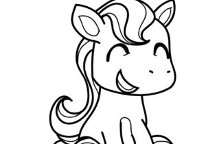 Coloriage à Imprimer De Poney Coloriage Poney Dessins à Imprimer