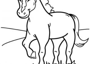 Coloriage à Imprimer De Poney Coloriages Poney Fr Hellokids