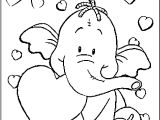 Coloriage A Imprimer De St Valentin Image Detail for Heffalump Valentine Coloring Page Of