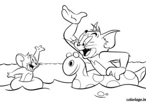 Coloriage A Imprimer De tom Et Jerry Coloriage tom Et Jerry A La Mer Jecolorie