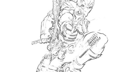 Coloriage A Imprimer Deadpool 13 Simple Coloriage Deadpool Stock