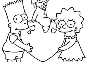 Coloriage à Imprimer Des Simpson Coloriage De Simpson De Noel Az Coloriage