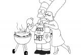 Coloriage à Imprimer Des Simpson Coloriage De Simpson De Noel Az Coloriage