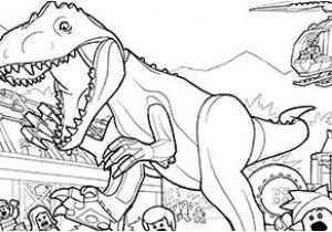 Coloriage A Imprimer Dinosaure T-rex Downloadable Lego Jurassic World Colouring Pages