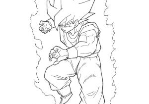 Coloriage à Imprimer Dragon Ball Z Sangoku Coloriage Dragon Ball Z Sangoku Super Sayen 2