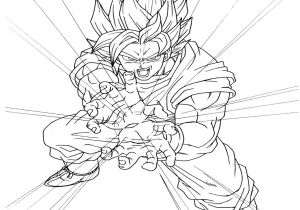 Coloriage à Imprimer Dragon Ball Z Sangoku élégant Coloriage Dragon Ball Z Sangoku Super Sayen