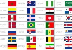 Coloriage A Imprimer Drapeaux Du Monde Drapeaux Coupe Du Monde à Imprimer – Montessori … Mais Pas