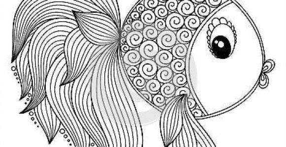 Coloriage A Imprimer Dure Mod¨le Pour Livre De Coloriage Poissons Mignons De Dessin