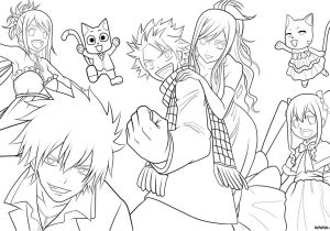 Coloriage à Imprimer Fairy Tail Frais Coloriage De Fairy Tail A Imprimer