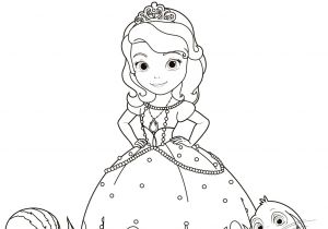 Coloriage A Imprimer Fée Princesse Coloriage Princesse sofia Avec Les Animaux Dessin Avec Coloriage En