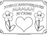 Coloriage A Imprimer Fete Des Mamans 14 élégant Coloriage Anniversaire Maman Collection