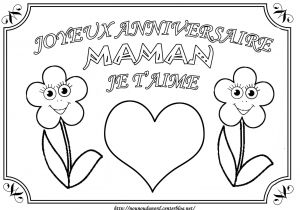 Coloriage A Imprimer Fete Des Mamans 14 élégant Coloriage Anniversaire Maman Collection