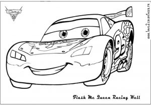 Coloriage à Imprimer Flash Mcqueen Coloriage Cars 2 Flash Mcqueen