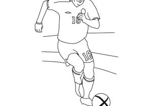 Coloriage à Imprimer Footballeurs Coloriage De Footballeur Professionnel